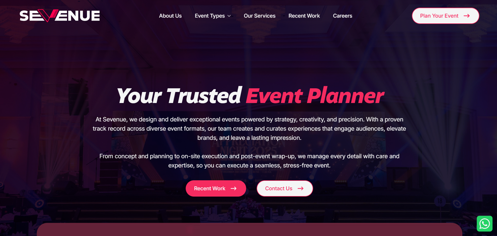 Sevenue Website